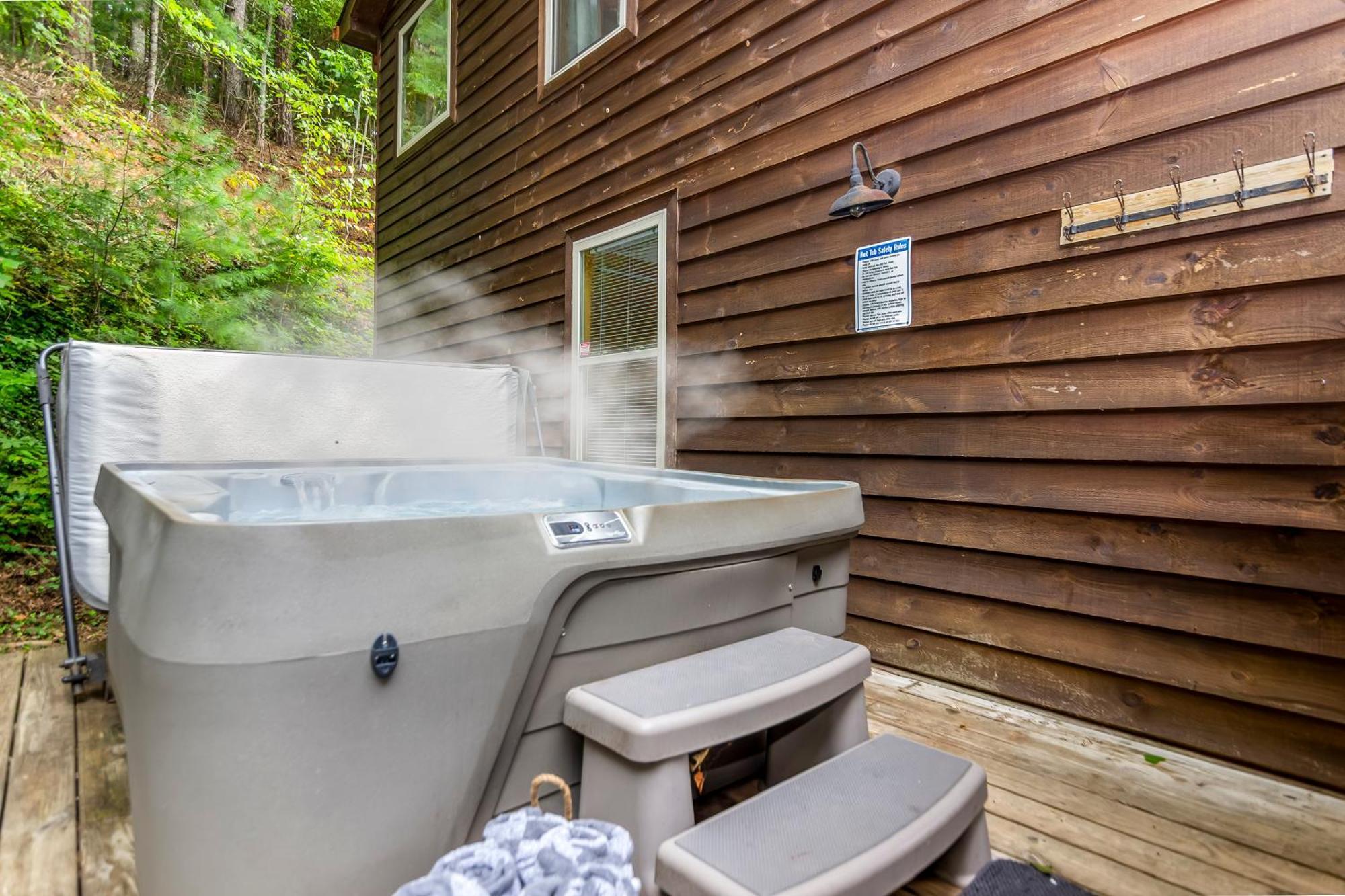 Amazing Creek View Cabin W/ Hot Tub, Firepit & Pool Table 埃利杰 外观 照片