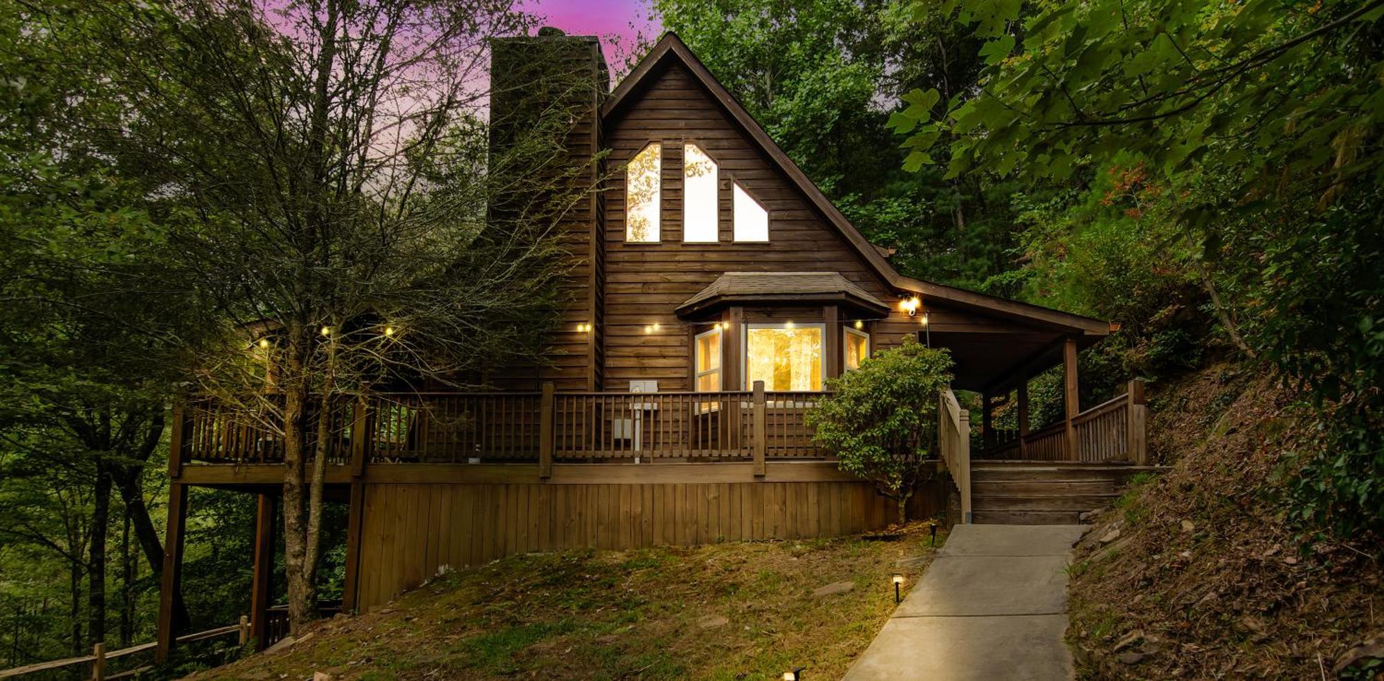 Amazing Creek View Cabin W/ Hot Tub, Firepit & Pool Table 埃利杰 外观 照片