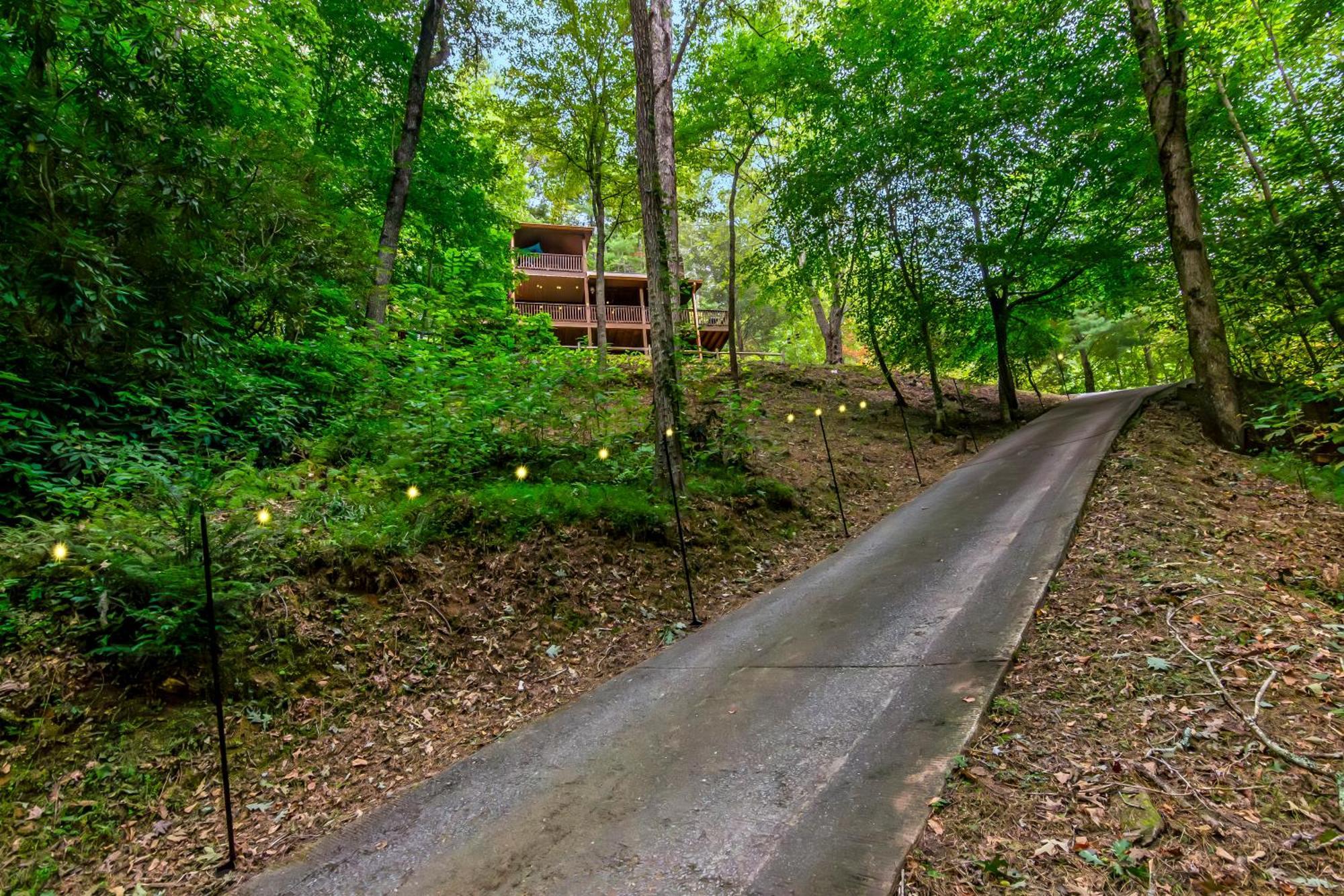Amazing Creek View Cabin W/ Hot Tub, Firepit & Pool Table 埃利杰 外观 照片