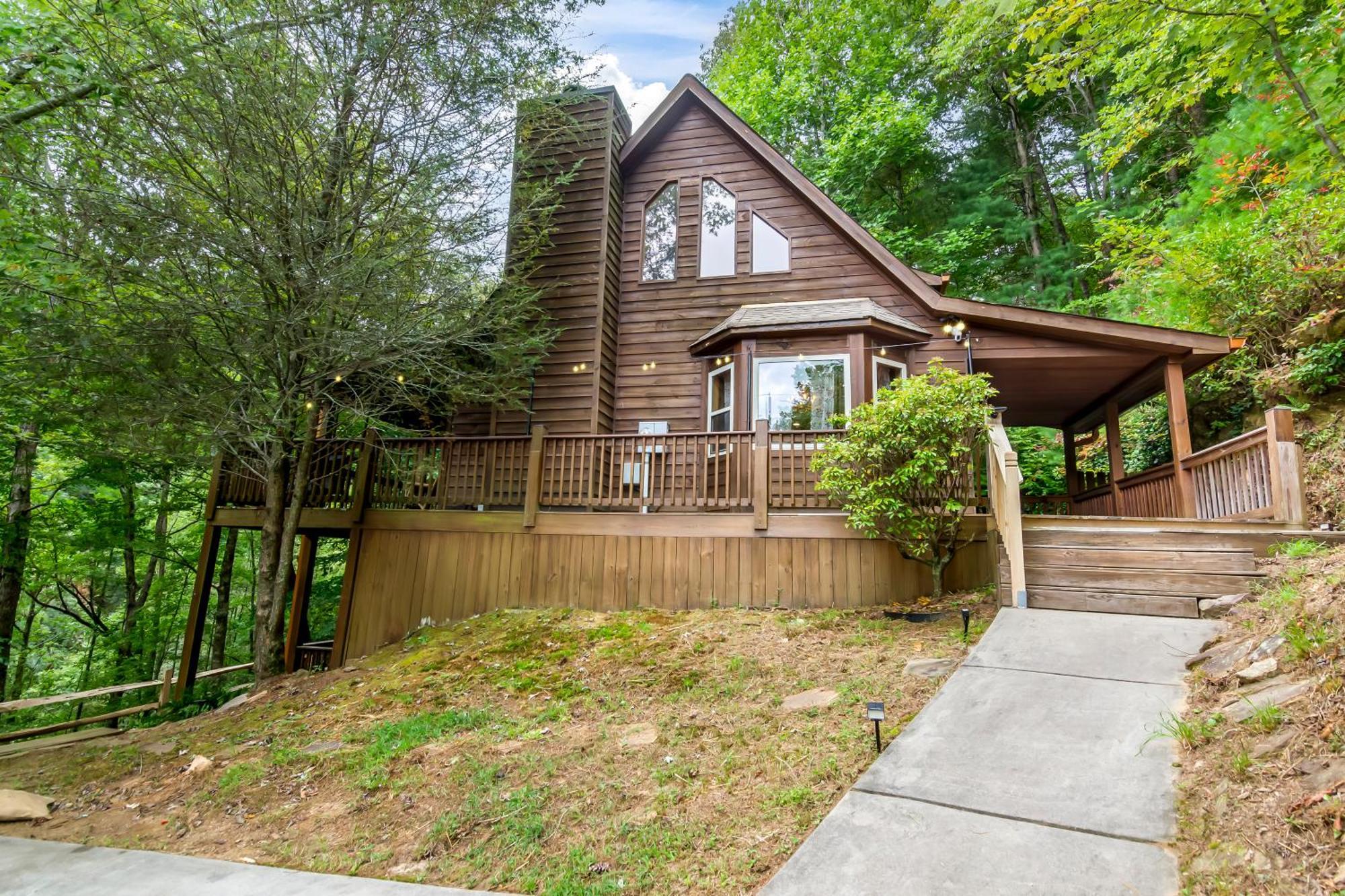 Amazing Creek View Cabin W/ Hot Tub, Firepit & Pool Table 埃利杰 外观 照片