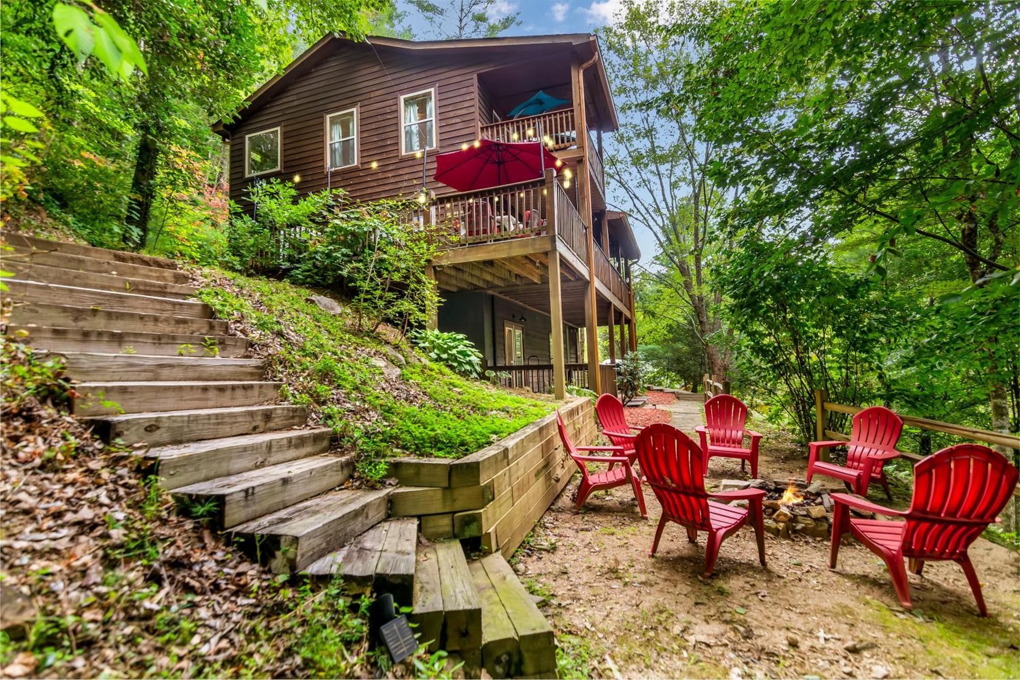 Amazing Creek View Cabin W/ Hot Tub, Firepit & Pool Table 埃利杰 外观 照片
