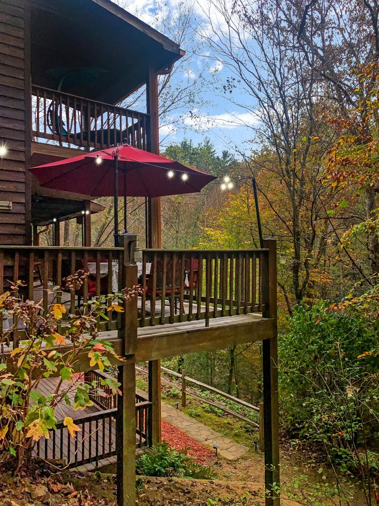 Amazing Creek View Cabin W/ Hot Tub, Firepit & Pool Table 埃利杰 外观 照片